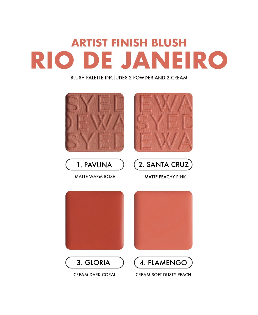 Artist Finish Blush: Rio de Janeiro