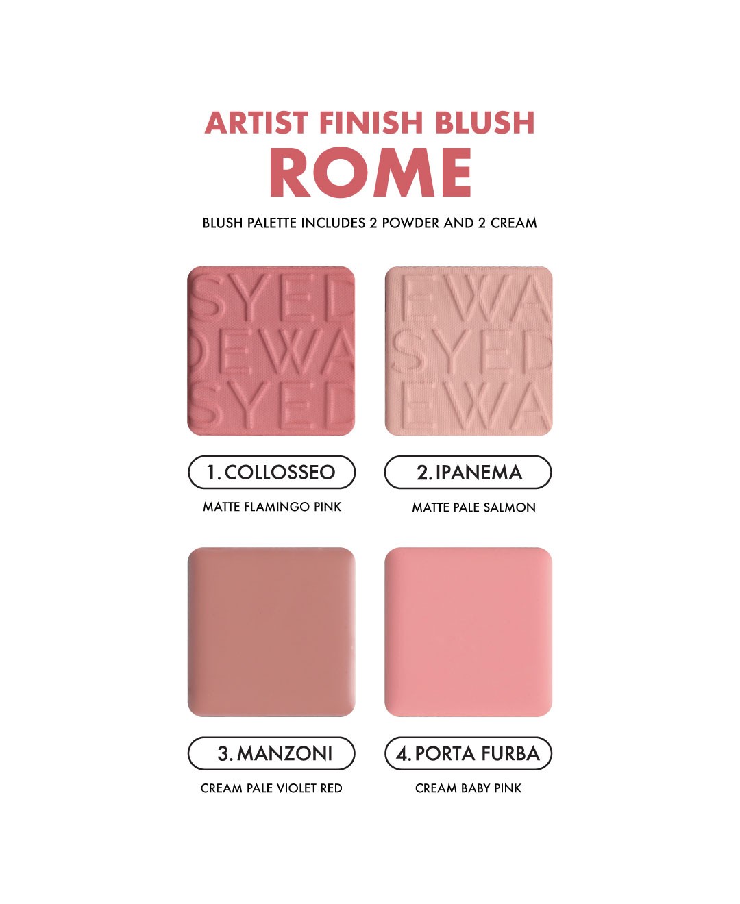 Artist Finish Blush: Rome