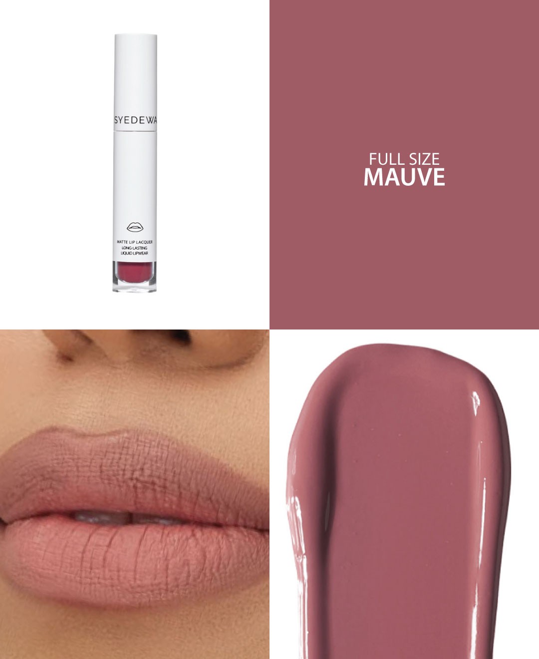 [5ML] Matte Lip Lacquer: Mauve