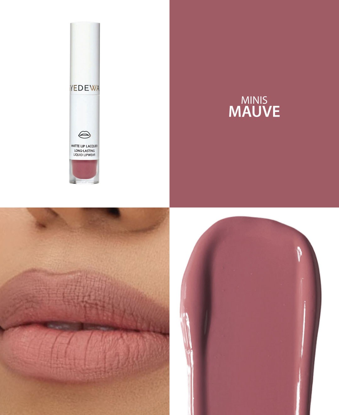 [2ML] Matte Lip Lacquer: Mauve