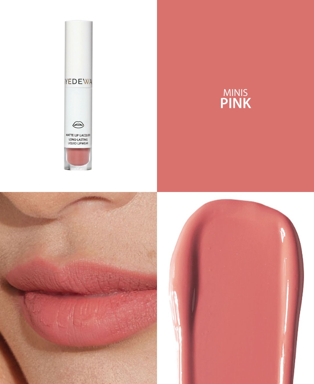 [2ML] Matte Lip Lacquer: Pink