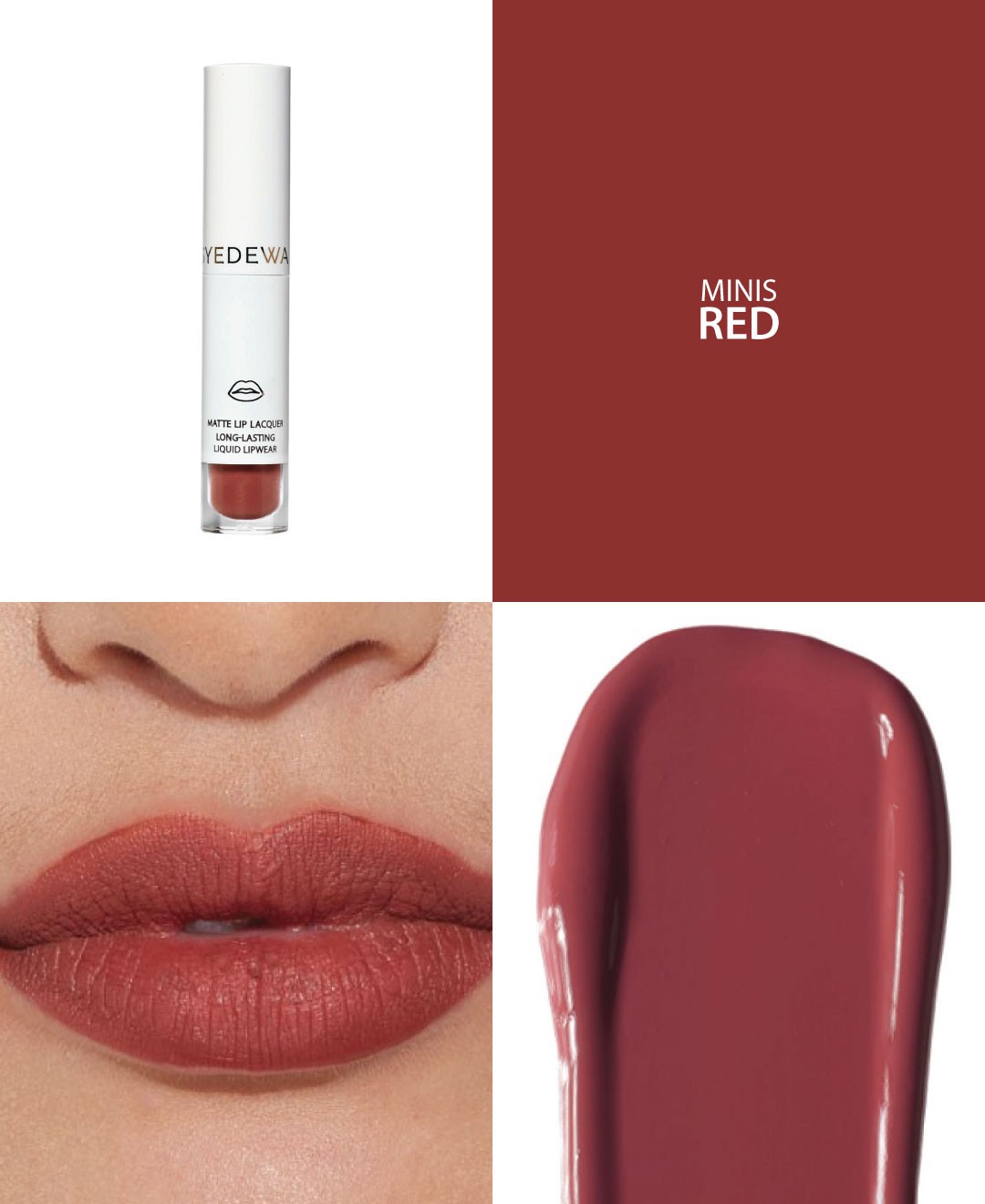 [2ML] Matte Lip Lacquer: Red